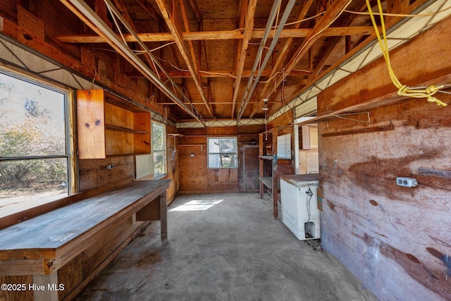 miscellaneous room featuring concrete floors