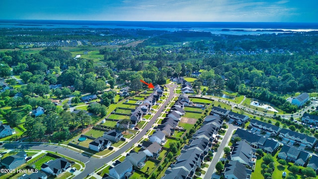 1014 Mccarley Blvd, Wilmington, NC 28412 - aerial overview of property's location with nearby suburban area