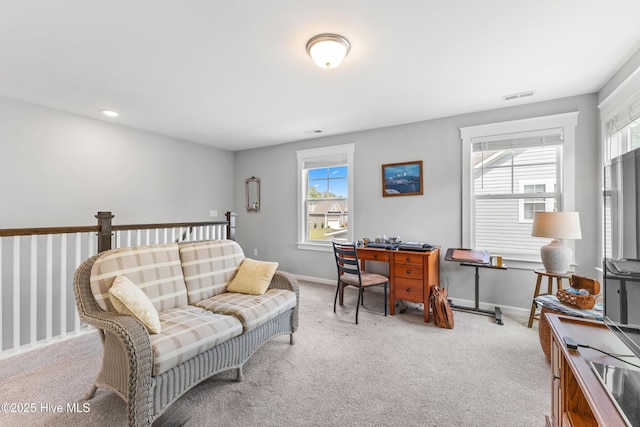 172 Everett Park Trl, Holly Ridge, NC 28445 - sitting room with carpet flooring and baseboards