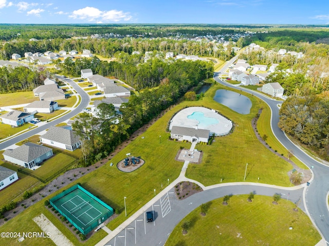 bird's eye view featuring a residential view