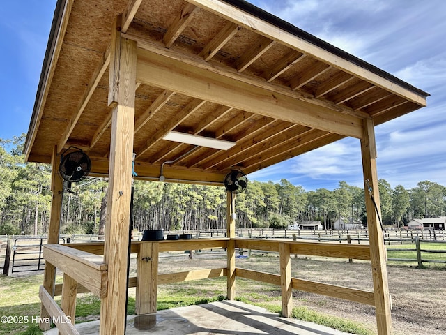 exterior space featuring an outbuilding and an exterior structure