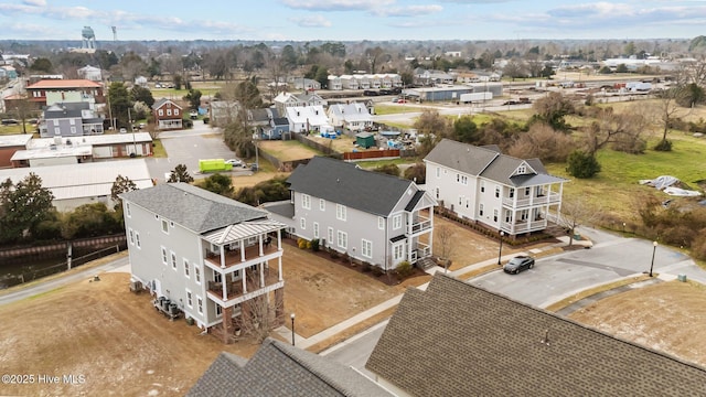 aerial view featuring a residential view