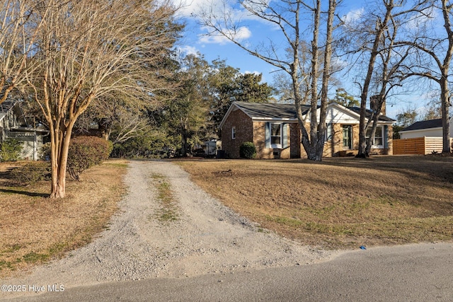 exterior space with driveway