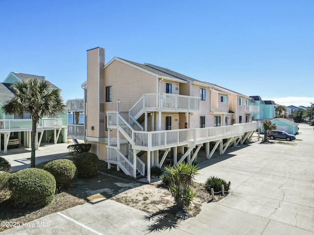 view of property with stairs