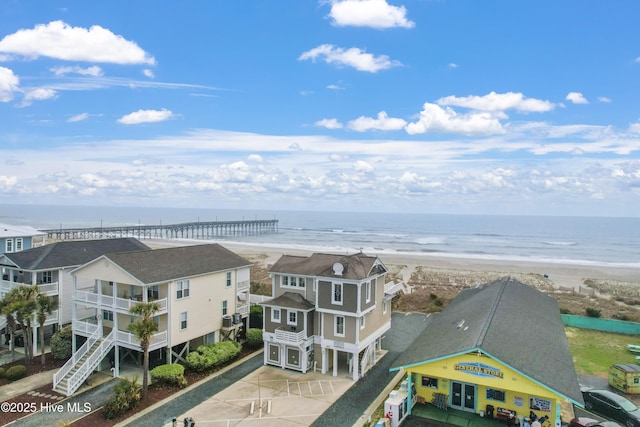 water view with a beach view