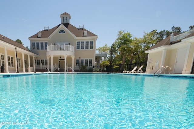 view of community pool