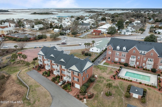 bird's eye view featuring a residential view