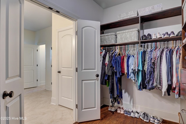 view of closet