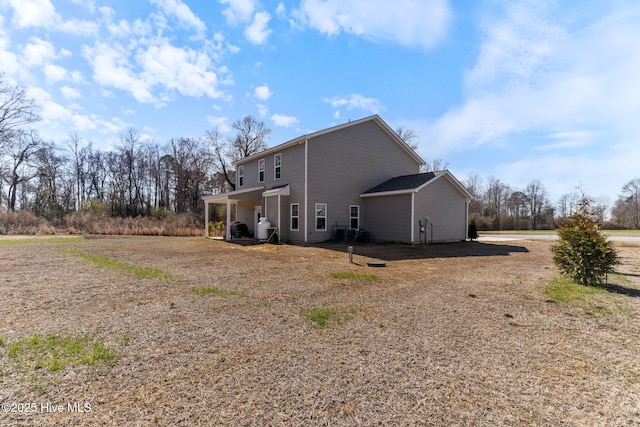 view of back of property