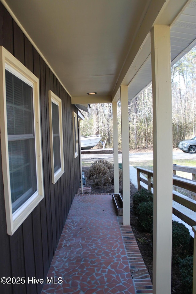 view of patio / terrace featuring a porch