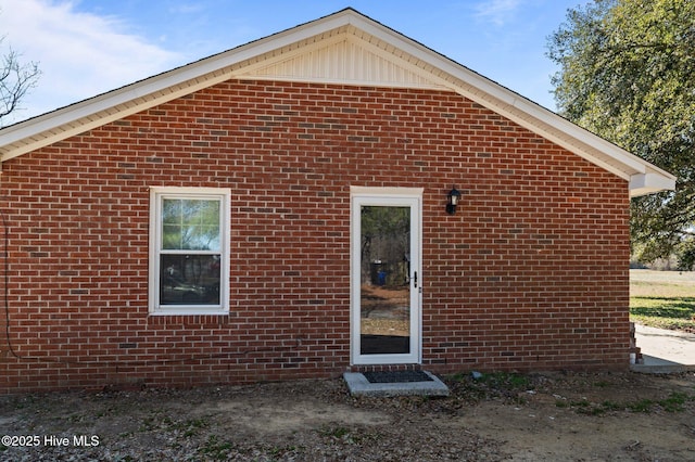 view of rear view of property