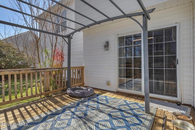 148 Mendover Dr, Jacksonville, NC 28546 - view of wooden terrace
