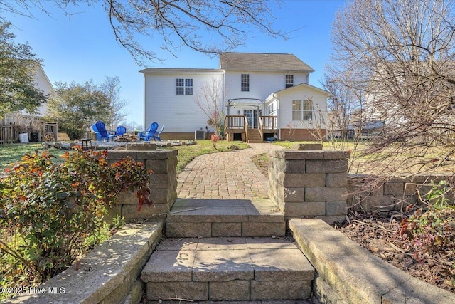 148 Mendover Dr, Jacksonville, NC 28546 - back of house with a patio area, a deck, and central AC unit