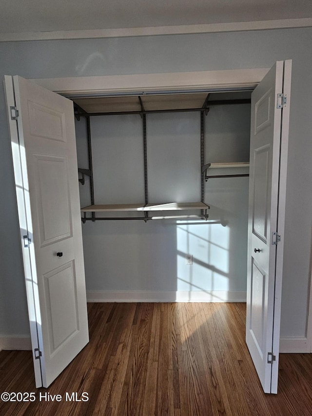 view of closet