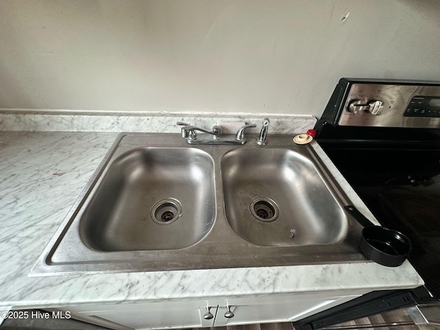 interior details with a sink