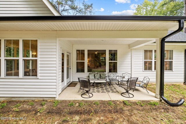 876 Elderberry Dr, Vass, NC 28394 - view of patio featuring outdoor lounge area