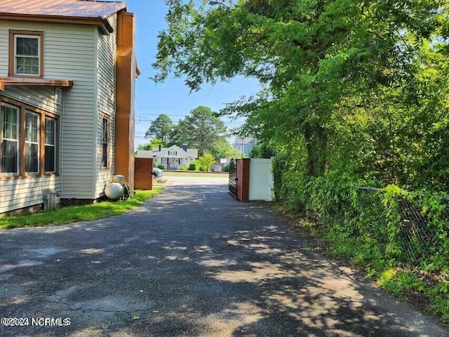 view of road