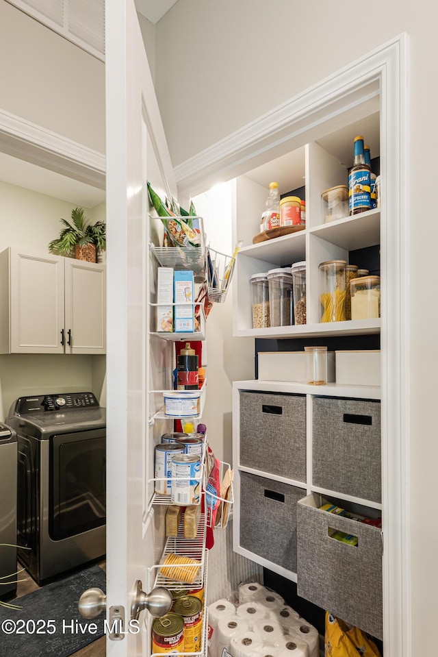 view of pantry