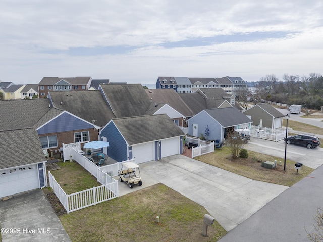 birds eye view of property featuring a residential view