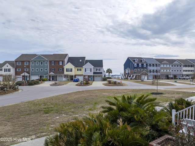 exterior space with a residential view