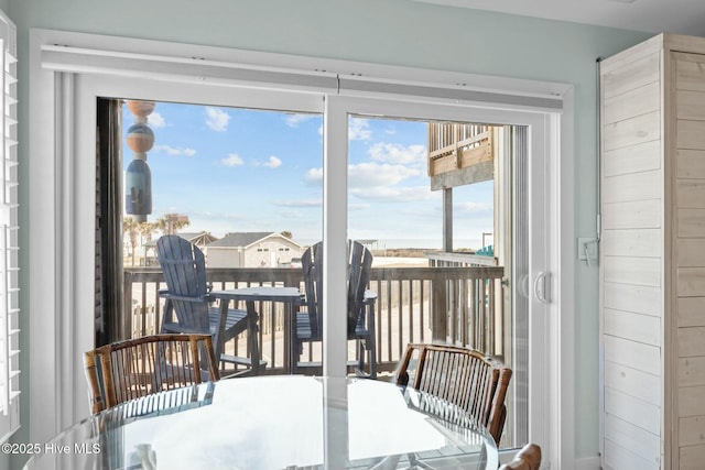 sunroom featuring a wealth of natural light