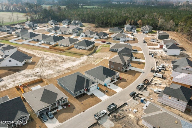 birds eye view of property featuring a residential view