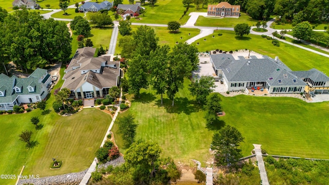 bird's eye view featuring a residential view