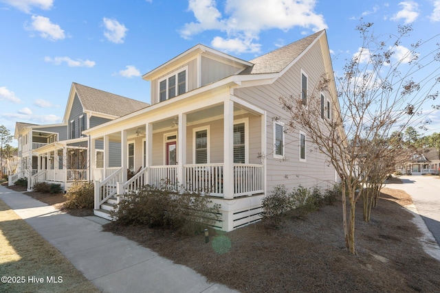 view of front of house featuring a porch