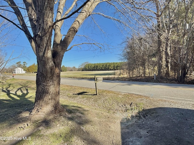 view of road