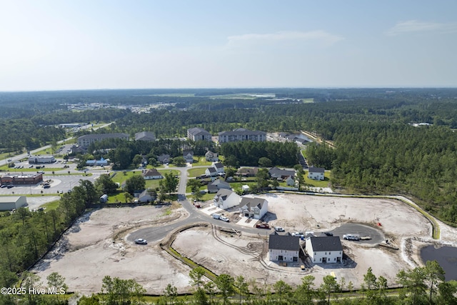 211 Sandpiper Pl, Holly Ridge, NC 28445 - aerial overview of property's location with a heavily wooded area