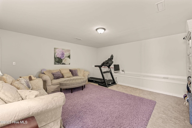 63 Radcliffe Ct, Clayton, NC 27527 - living room featuring carpet floors and visible vents