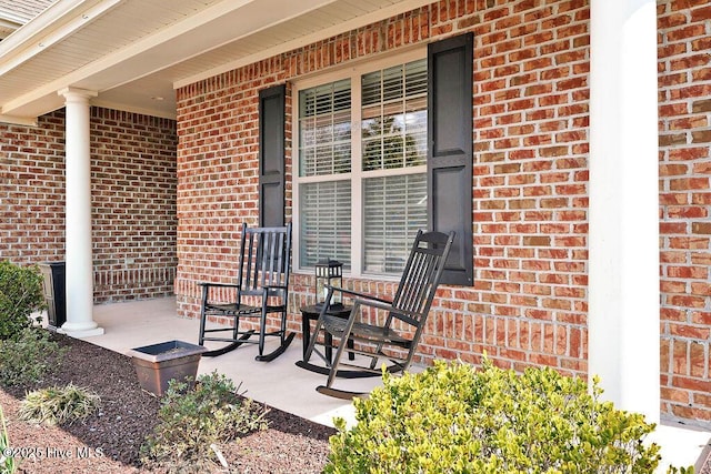 view of patio / terrace featuring a porch