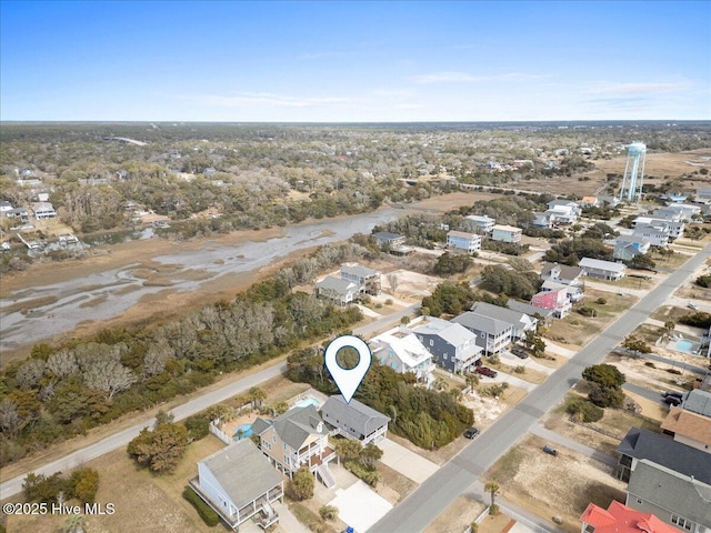 220 W Dolphin Dr, Oak Island, NC 28465 - aerial perspective of suburban area