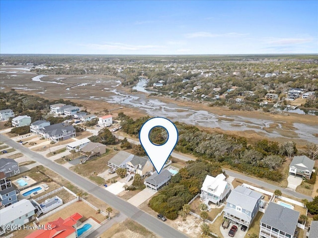 220 W Dolphin Dr, Oak Island, NC 28465 - aerial view of residential area