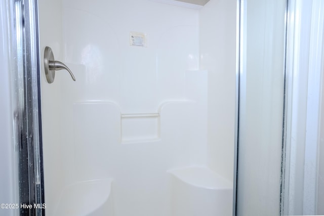 full bathroom featuring a walk in shower