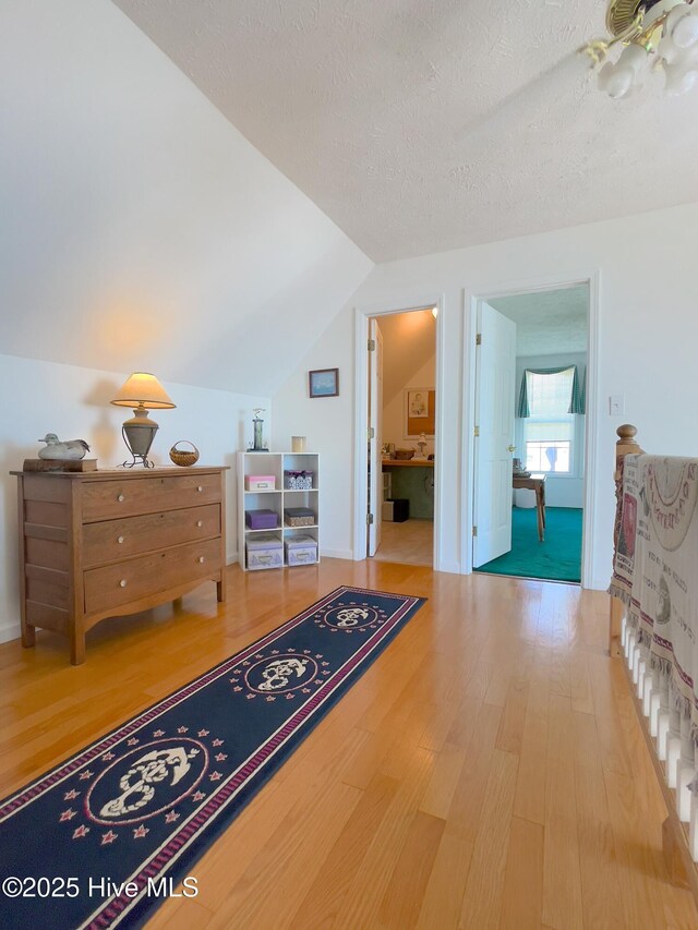 interior details with a textured ceiling