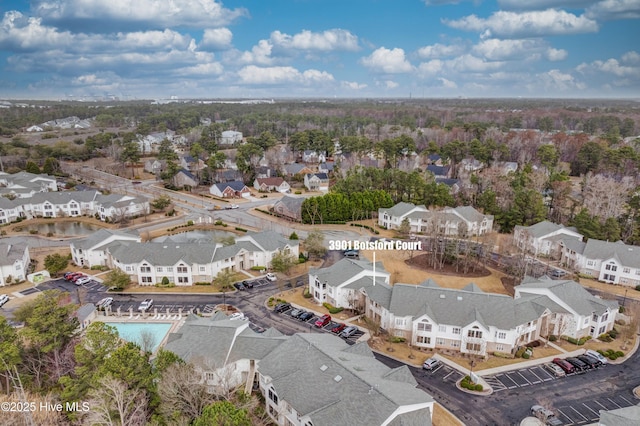 birds eye view of property featuring a residential view