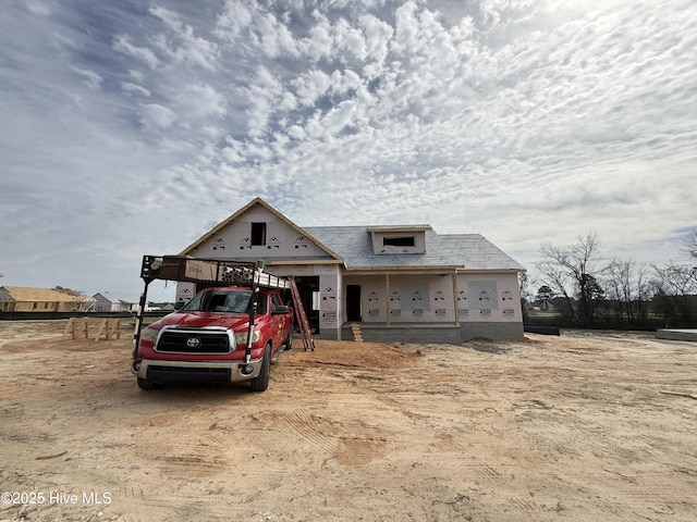 view of property in mid-construction