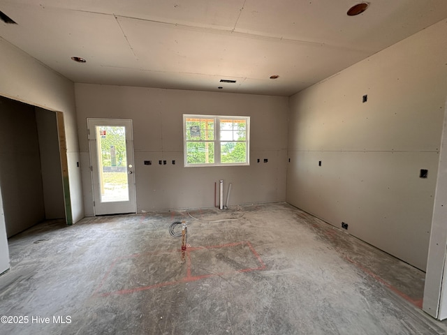 view of empty room