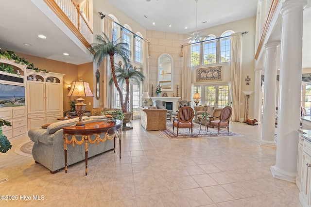2760 Marsh Point Ln SE, Southport, NC 28461 - community lobby featuring a high ceiling and recessed lighting