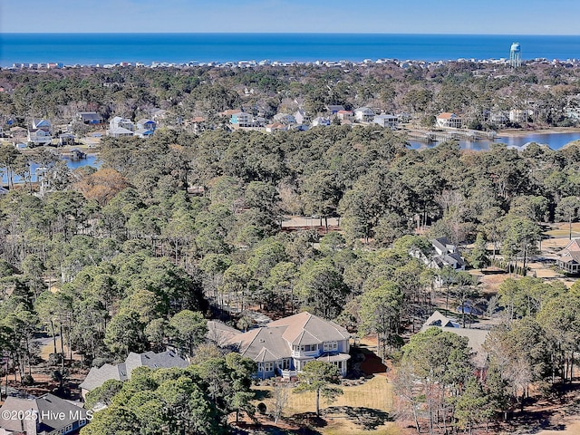 view of property location with a large body of water