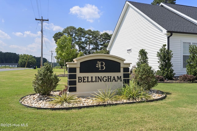 4506 Fairhaven Dr W, Wilson, NC 27893 - community / neighborhood sign featuring a lawn