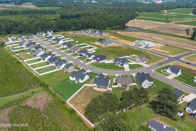 4506 Fairhaven Dr W, Wilson, NC 27893 - aerial view of property's location with nearby suburban area and a large body of water