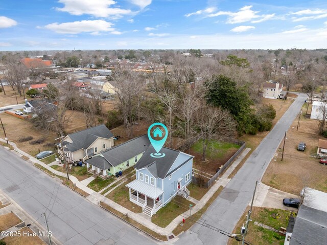 birds eye view of property featuring a residential view