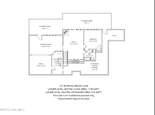101 Running Brook Ln, West End, NC 27376 - room layout