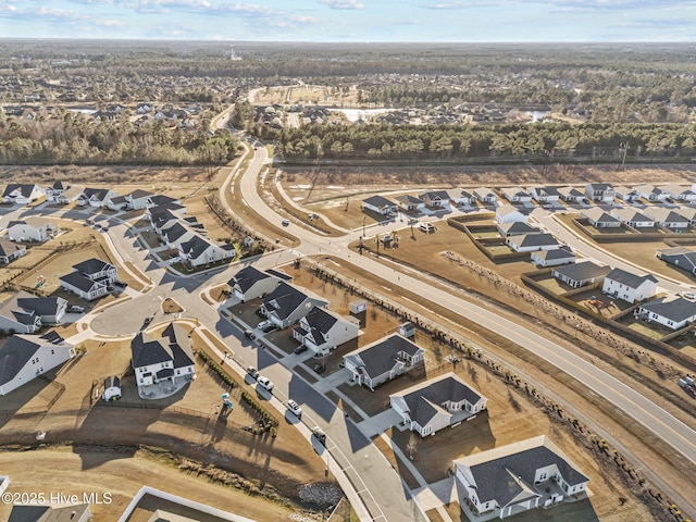 bird's eye view featuring a residential view