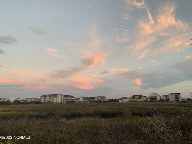 view of nature at dusk