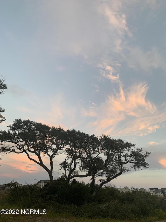 view of nature at dusk