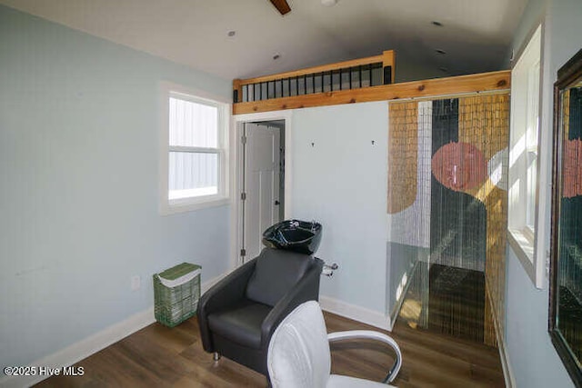 226 NE 76th St, Oak Island, NC 28465 - sitting room with baseboards and wood finished floors