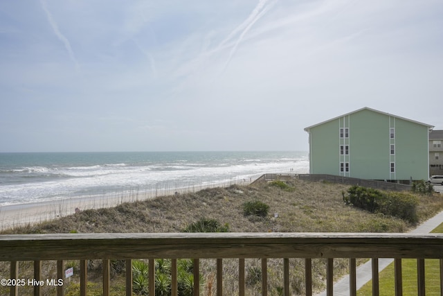 918 N New River Dr Unit 728, Surf City, NC 28445 - water view featuring a beach view